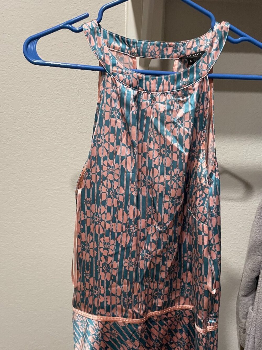 Ted Baker Silk Midi Length Dress